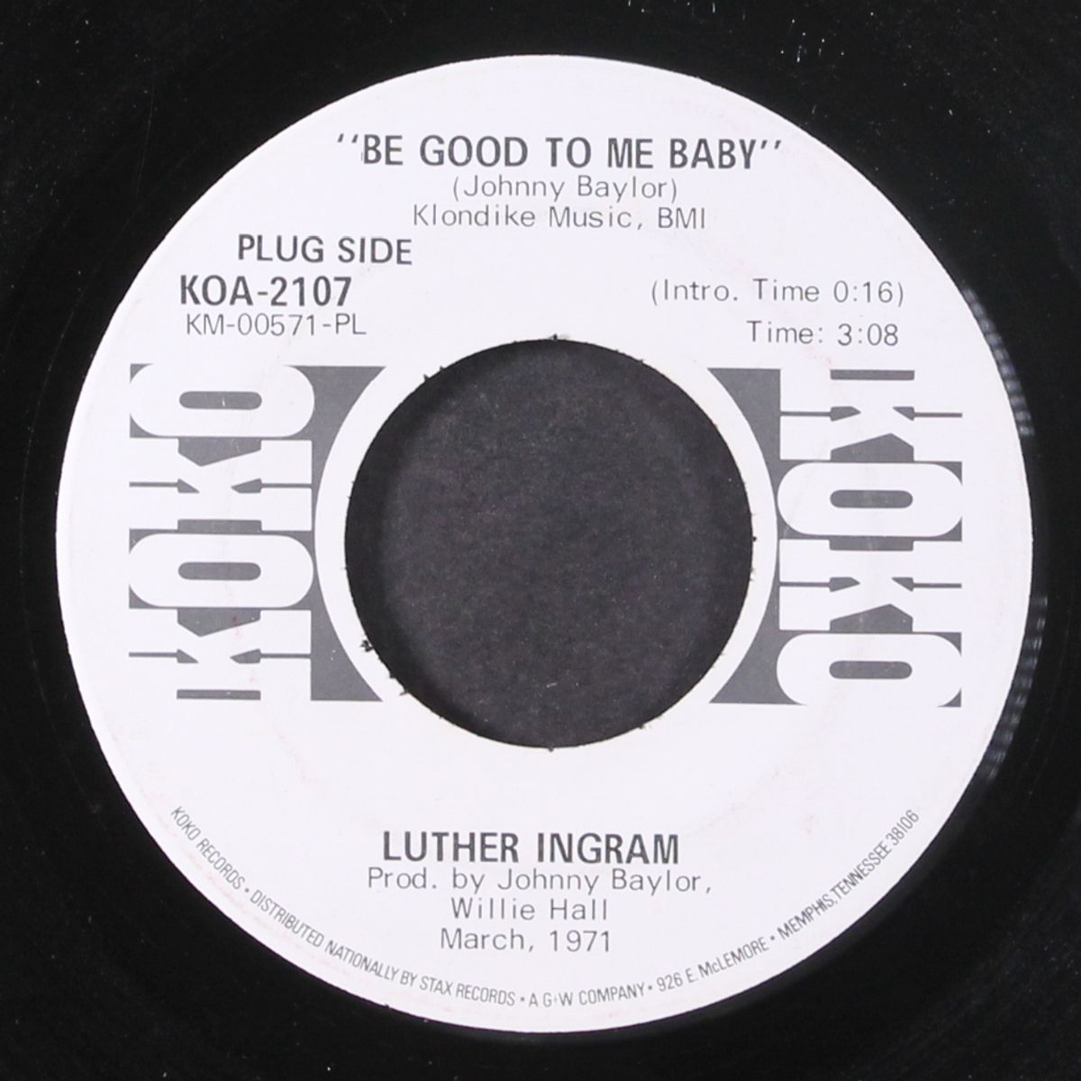be good to me baby by LUTHER INGRAM