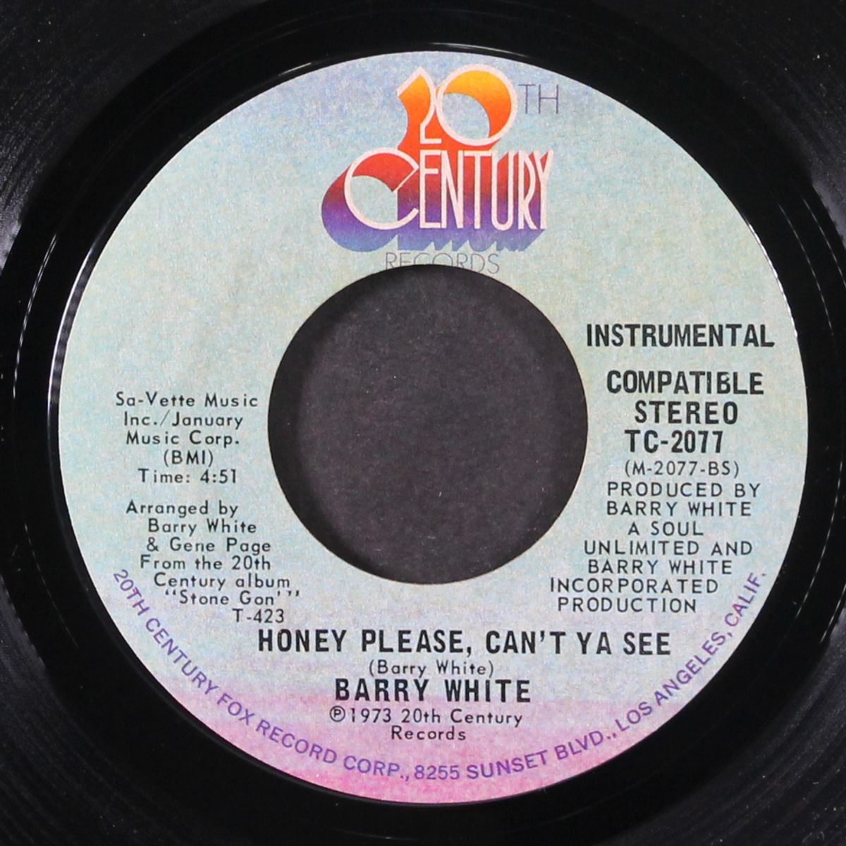 honey please can't ya see / instro by BARRY WHITE