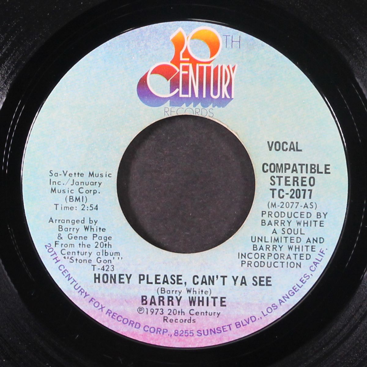 honey please can't ya see / instro by BARRY WHITE