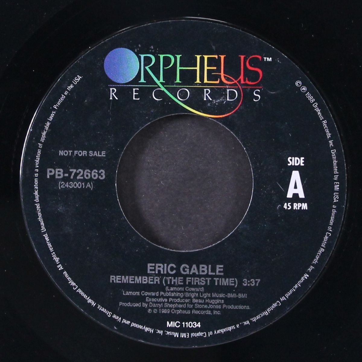 remember (the first time) by ERIC GABLE