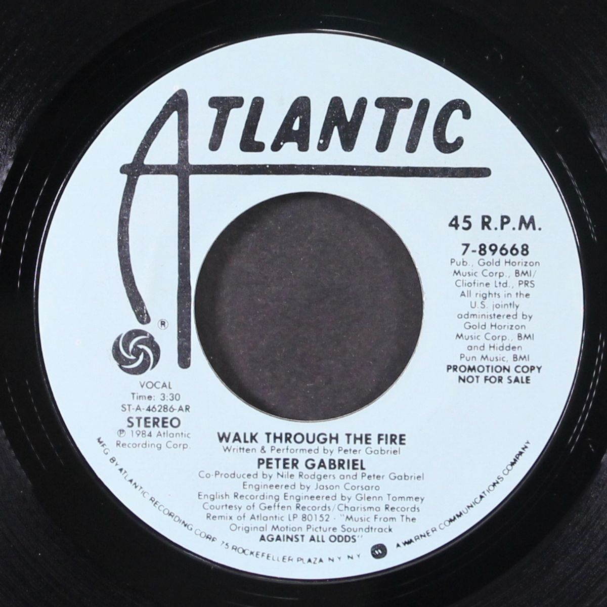 walk through the fire / same by PETER GABRIEL