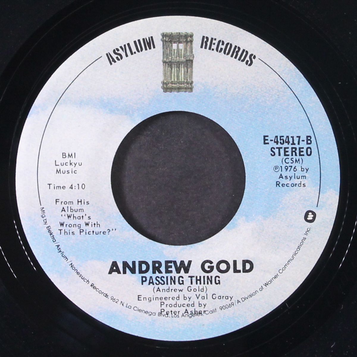 one of them is me / passing thing by ANDREW GOLD