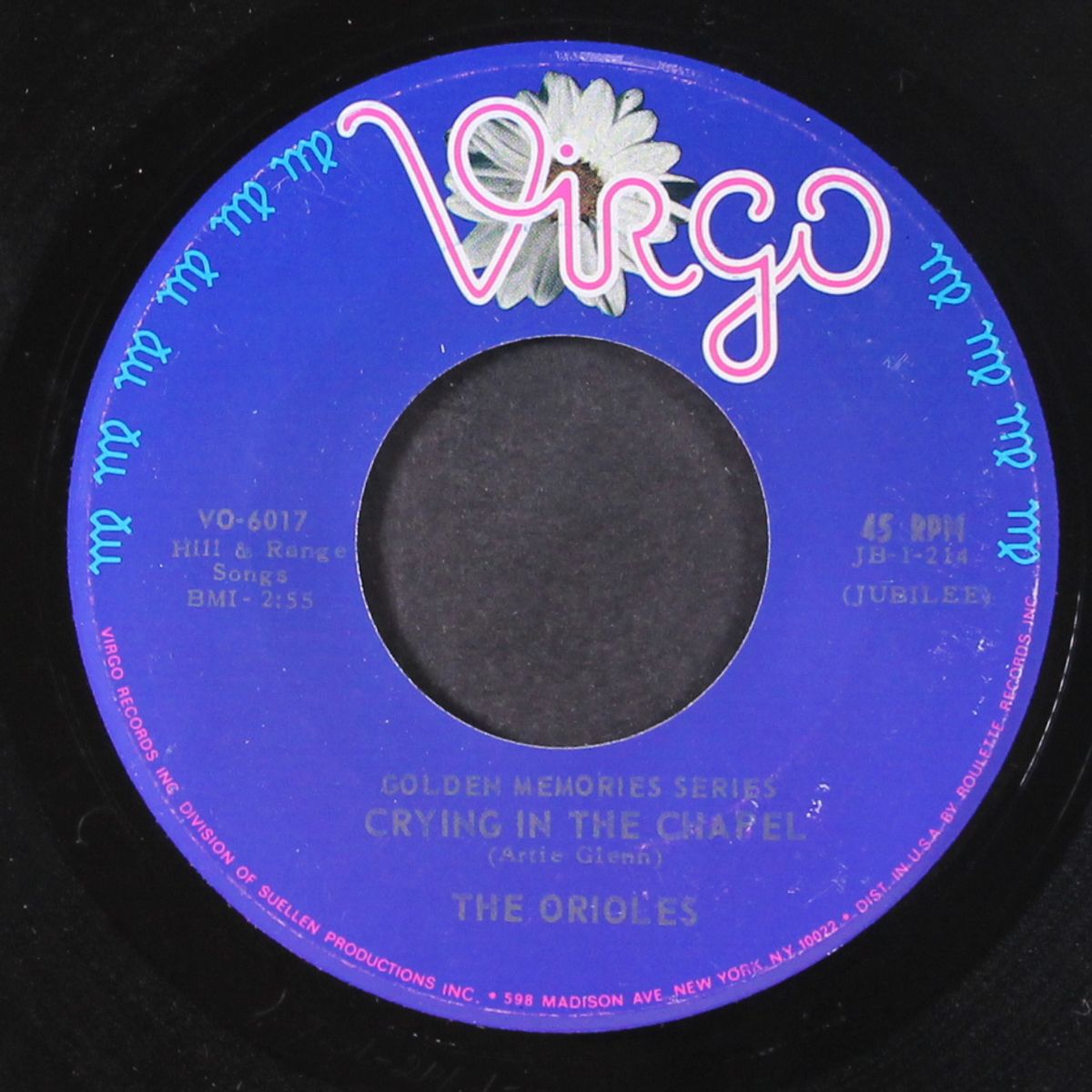 crying in the chapel / what are you doing new years eve by ORIOLES
