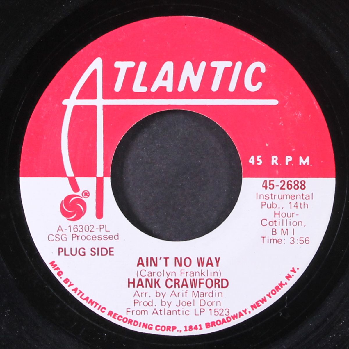 groovin' / ain't no way by HANK CRAWFORD