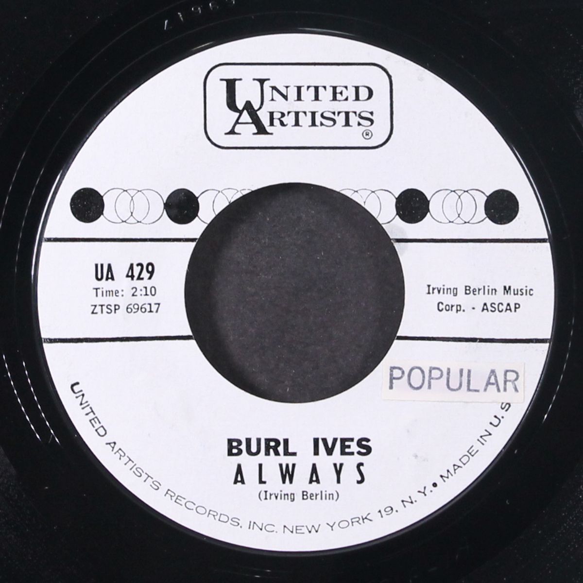 all alone / always by BURL IVES