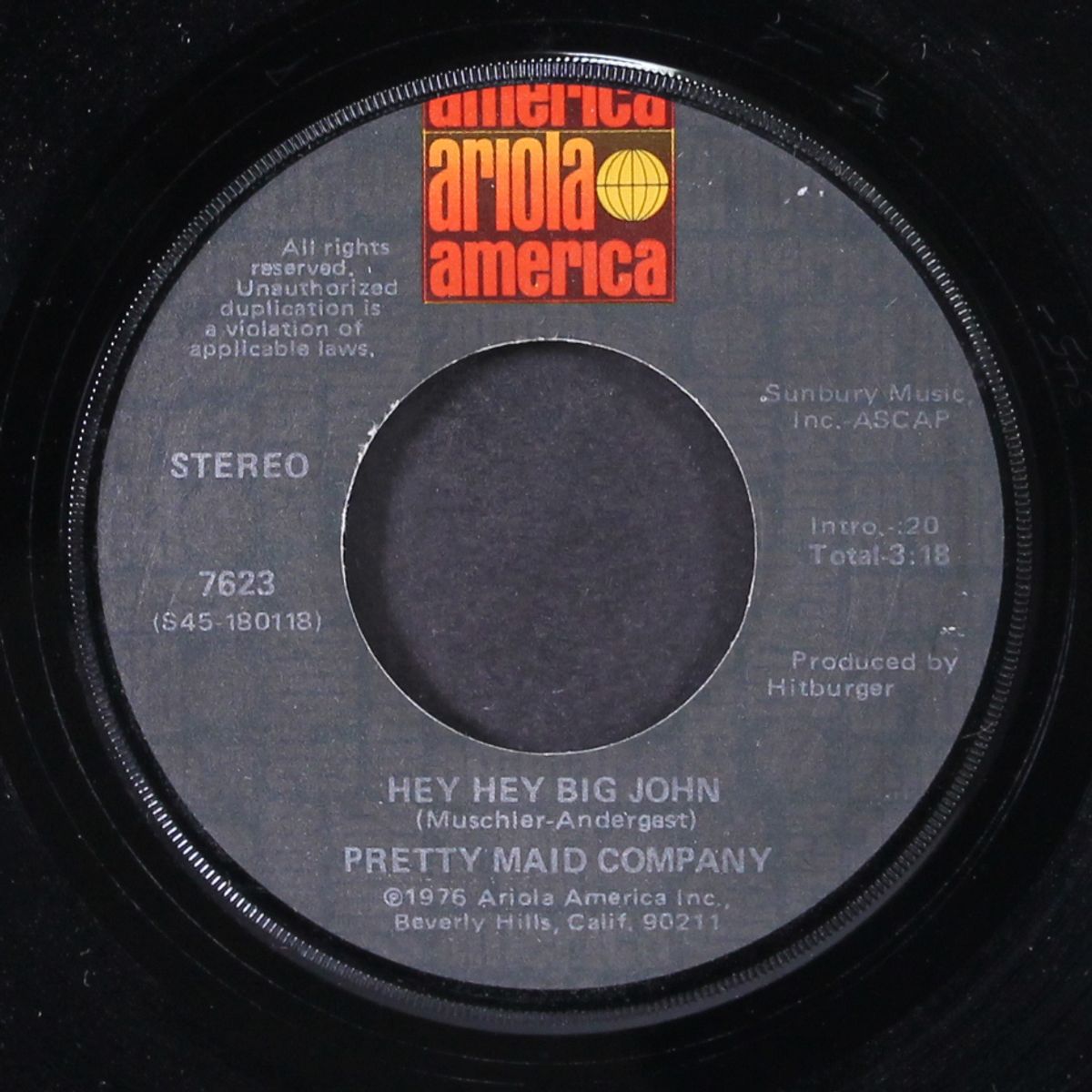 pretty maid / hey hey big john by PRETTY MAID COMPANY