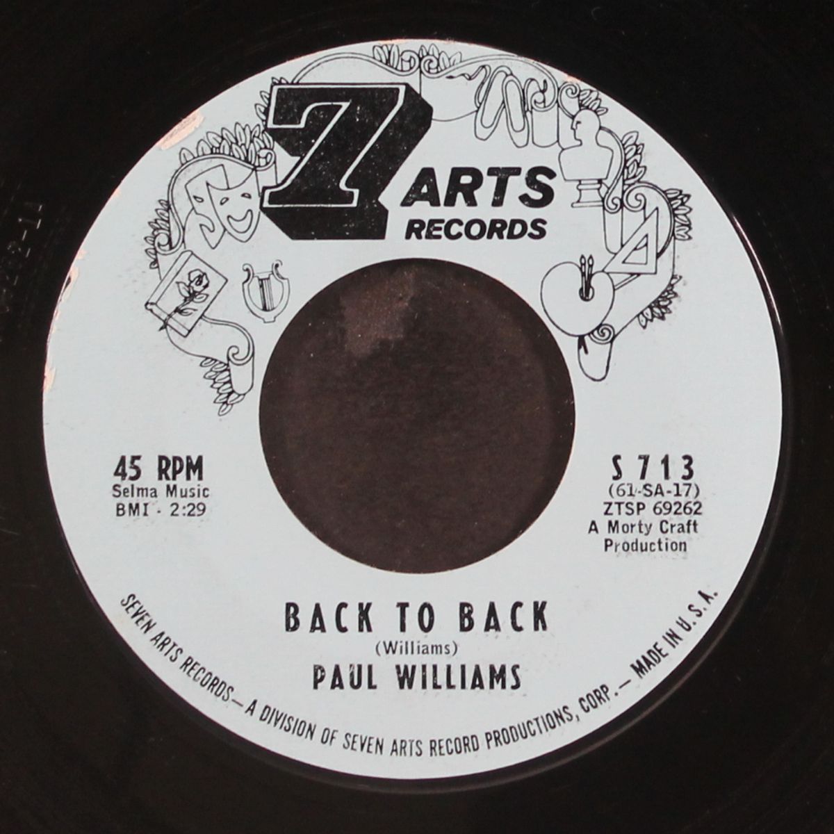 walkin' the track / back to back by PAUL WILLIAMS