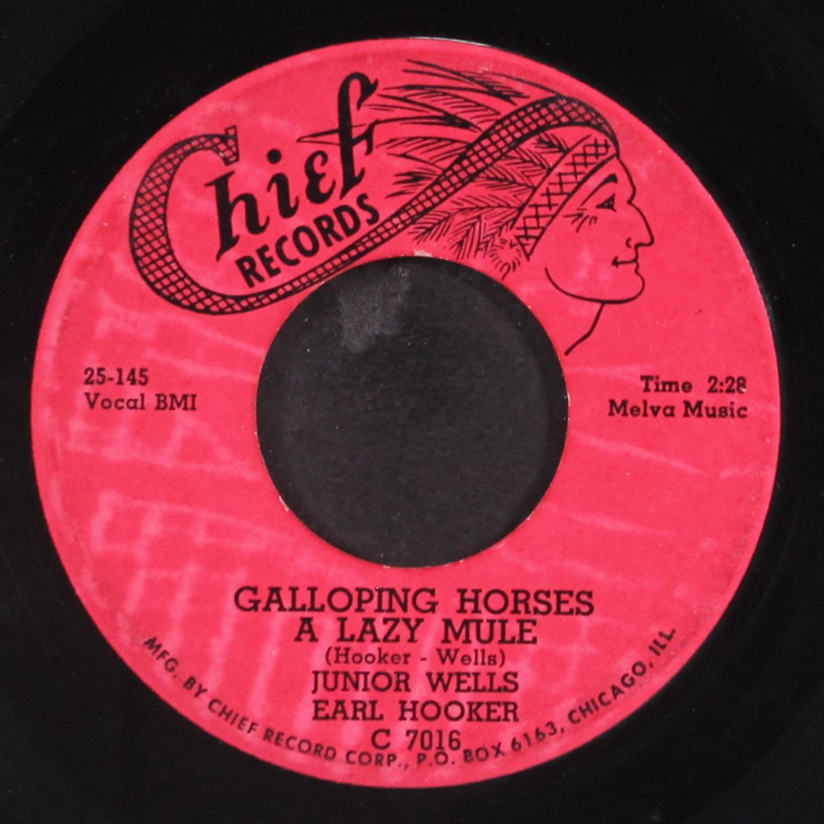 galloping horses a lazy mule / blues in d natural by JUNIOR WELLS & EARL HOOKER