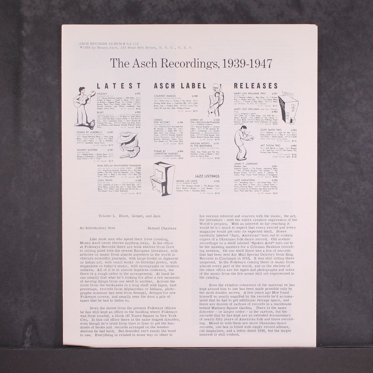 the asch recordings, 1939-1947 by VARIOUS