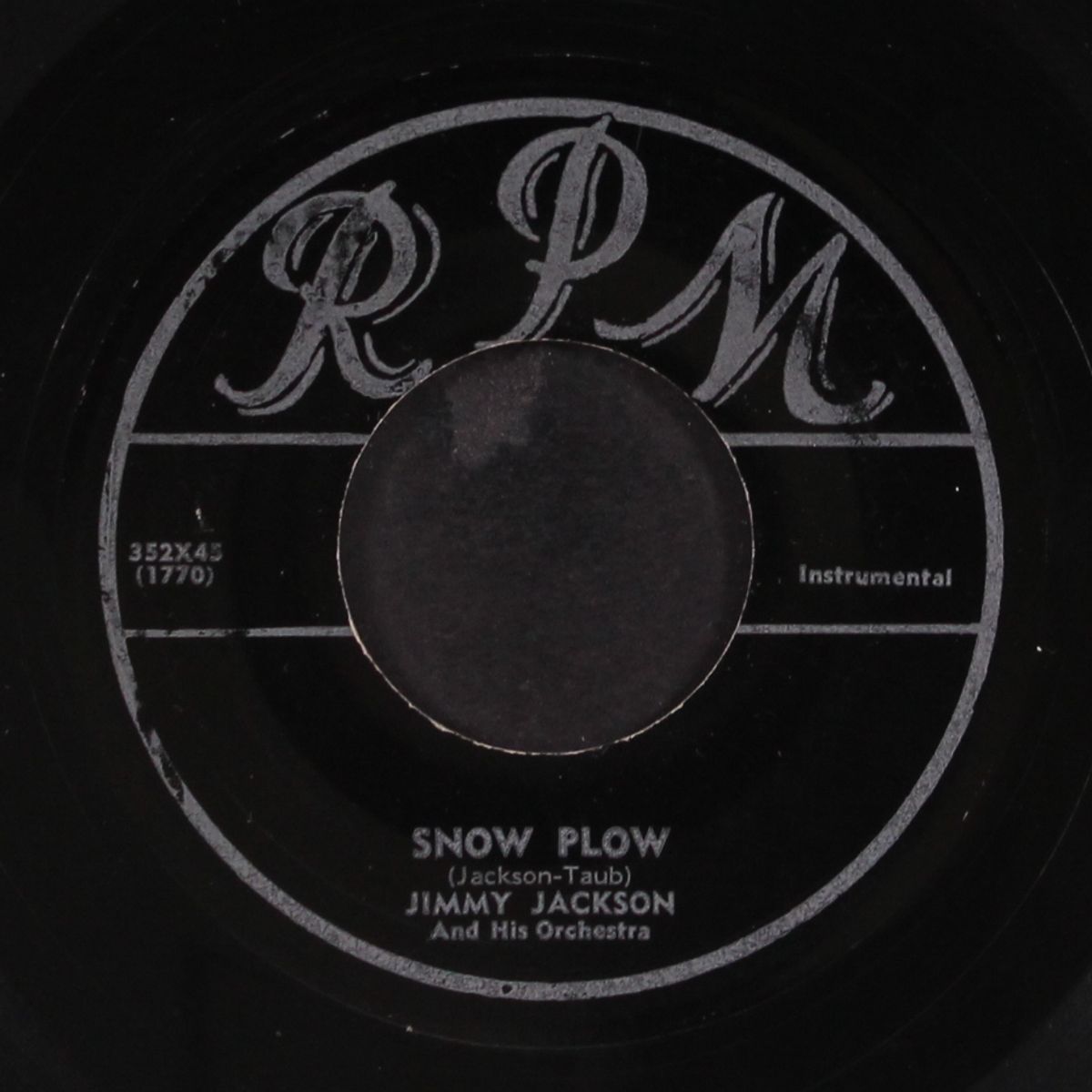 snow plow / deep purple by JIMMY JACKSON