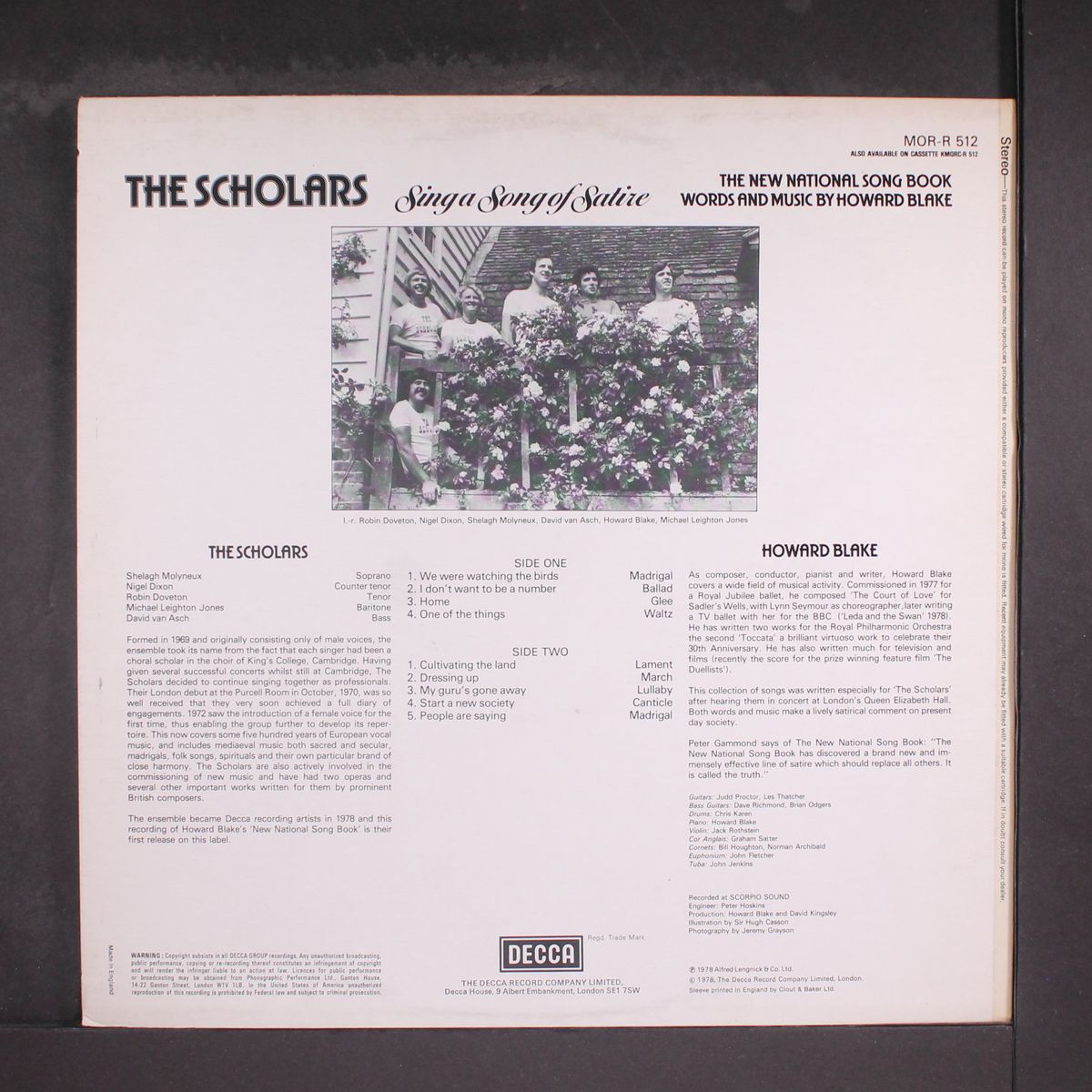 sing a song of satire by SCHOLARS