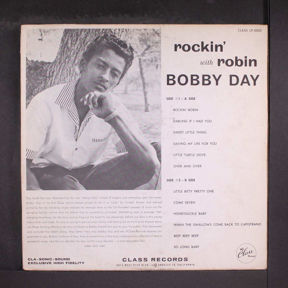 rockin' with robin by BOBBY DAY