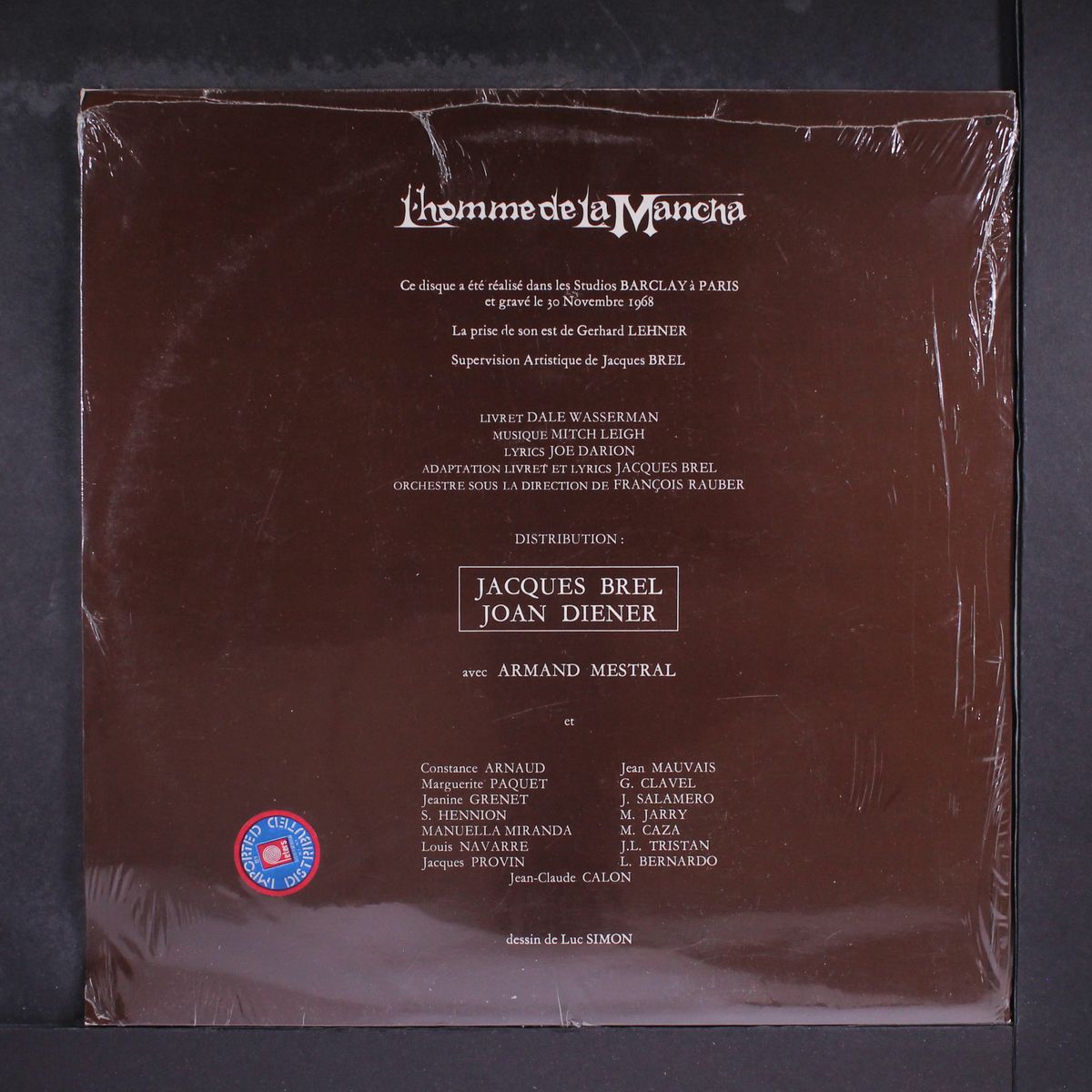 l'homme de la mancha by SOUNDTRACK