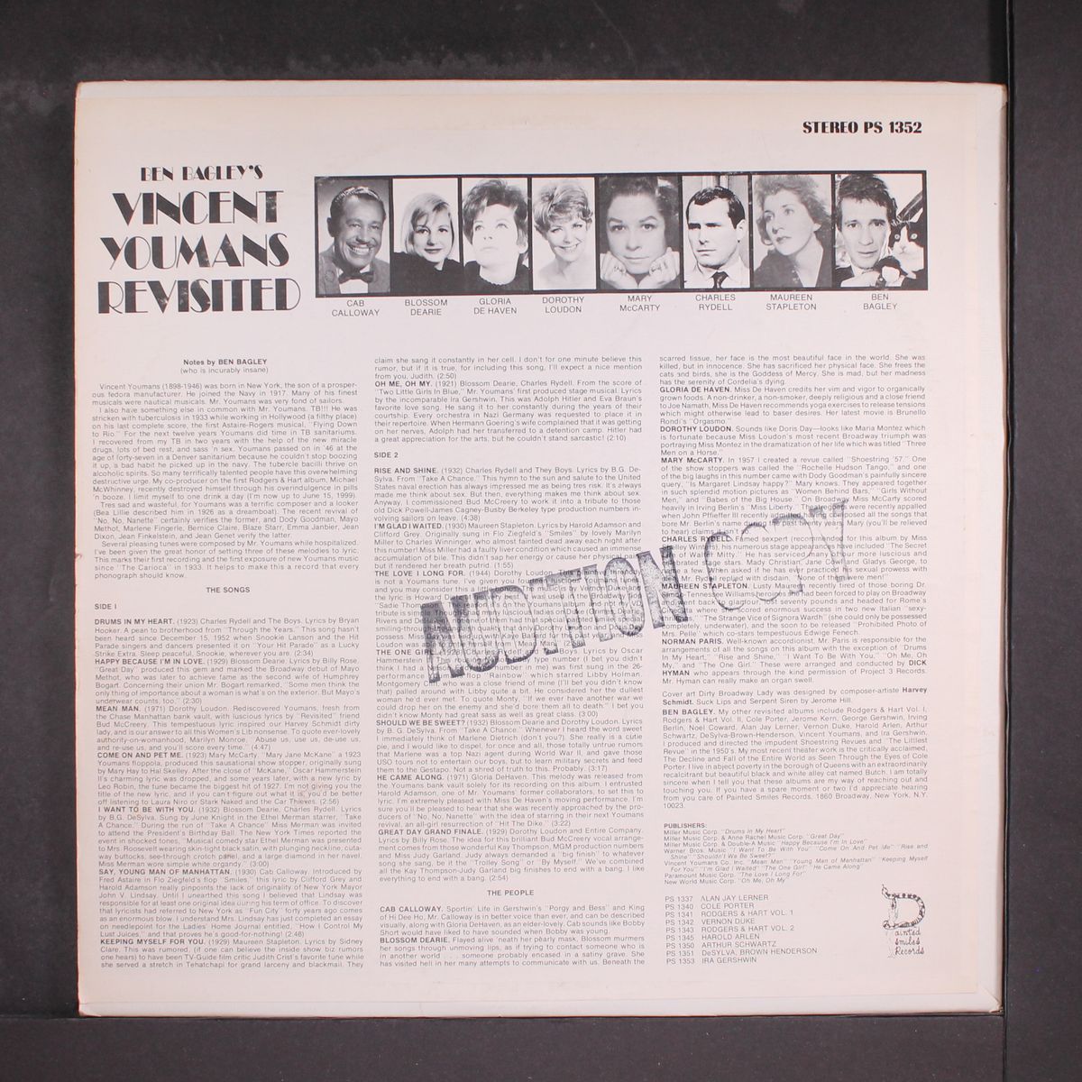 ben bagley's vincent youmans revisited by VARIOUS