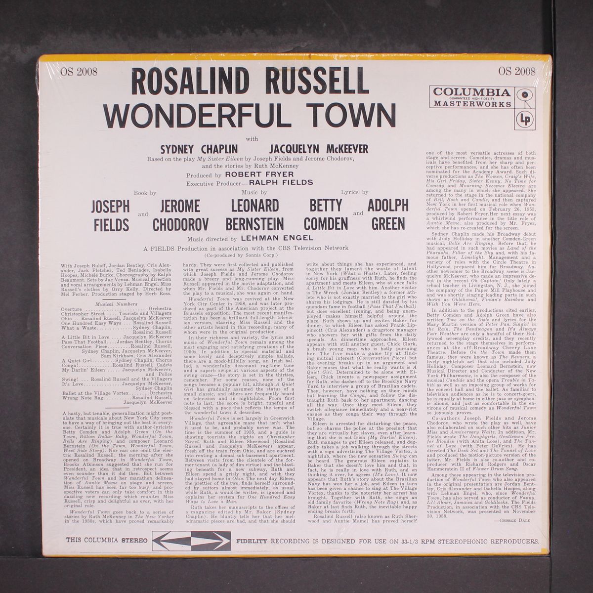 wonderful town by ORIGINAL CAST