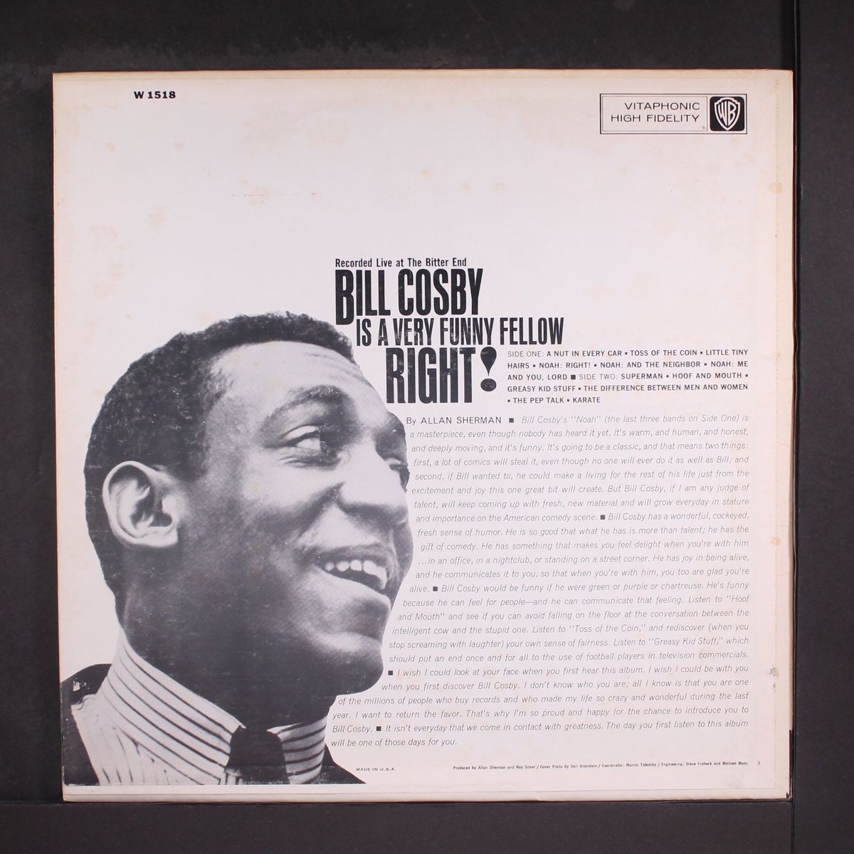 is a very funny fellow...right! by BILL COSBY