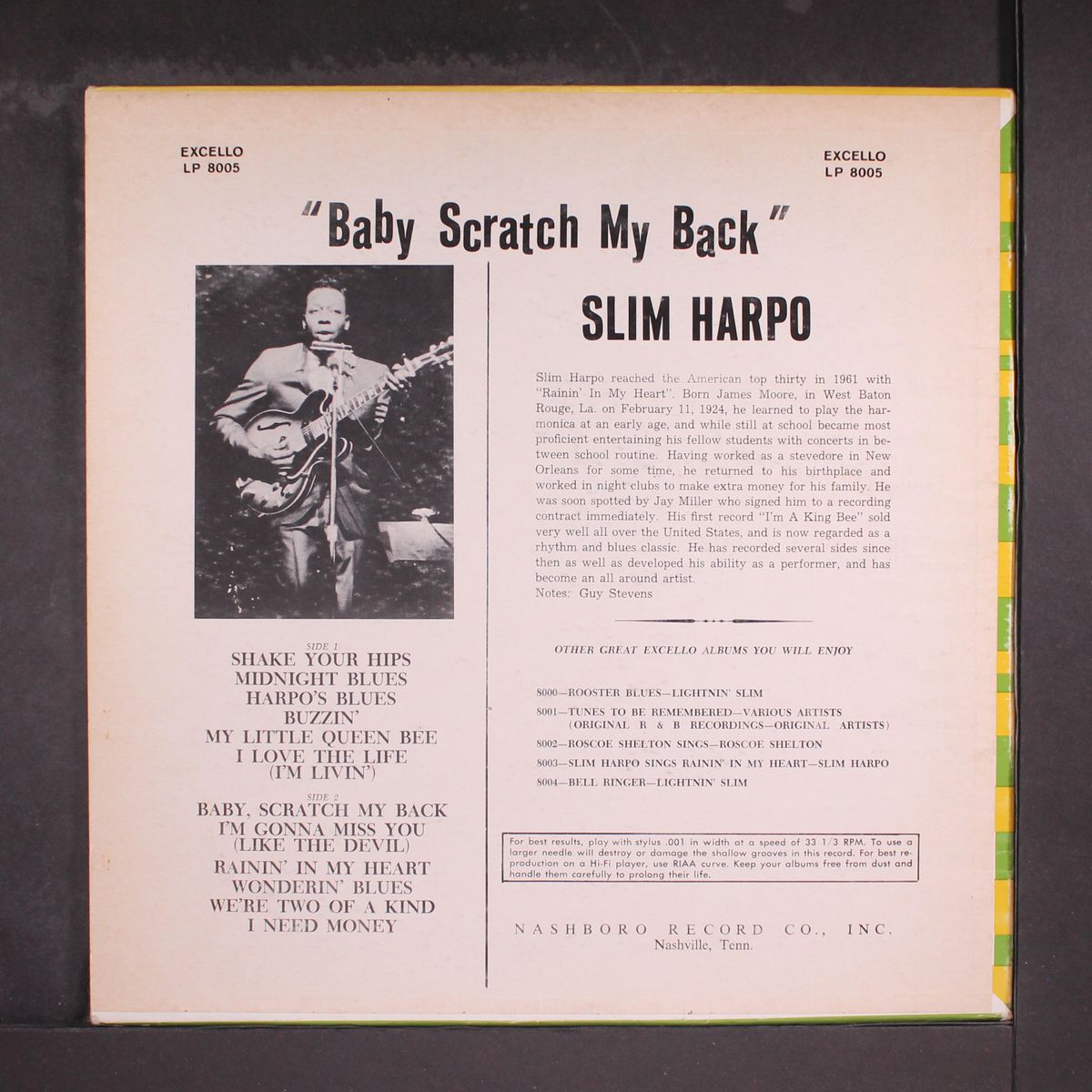 baby scratch my back by SLIM HARPO
