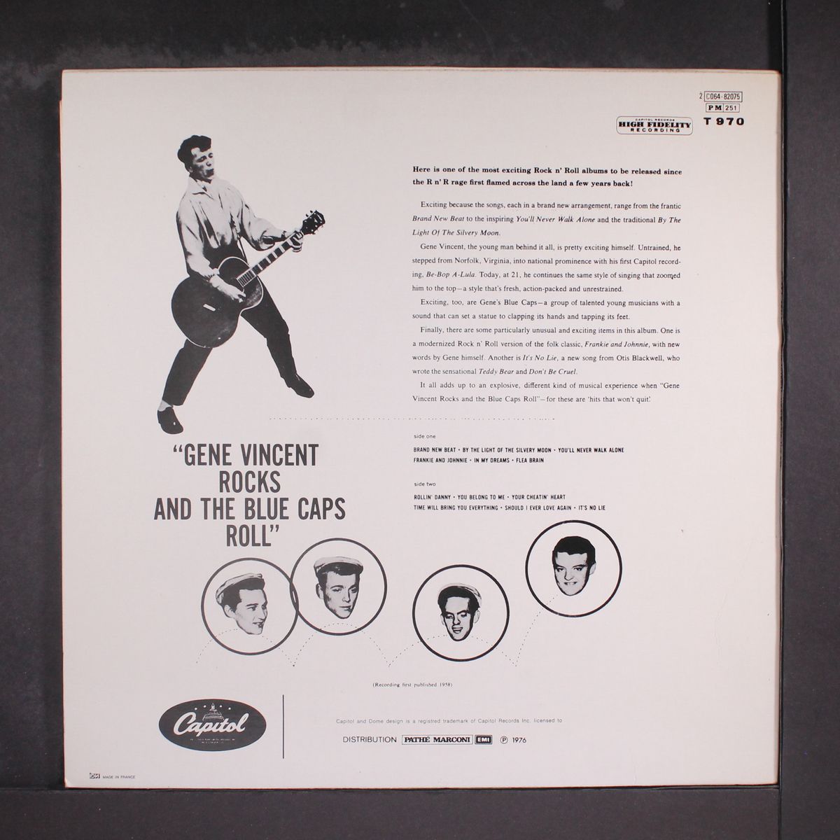 gene vincent rocks & the blue caps roll by GENE VINCENT & BLUE CAPS