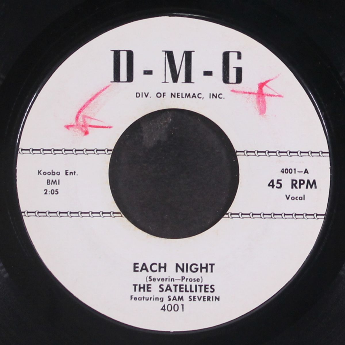 each night by SATELLITES