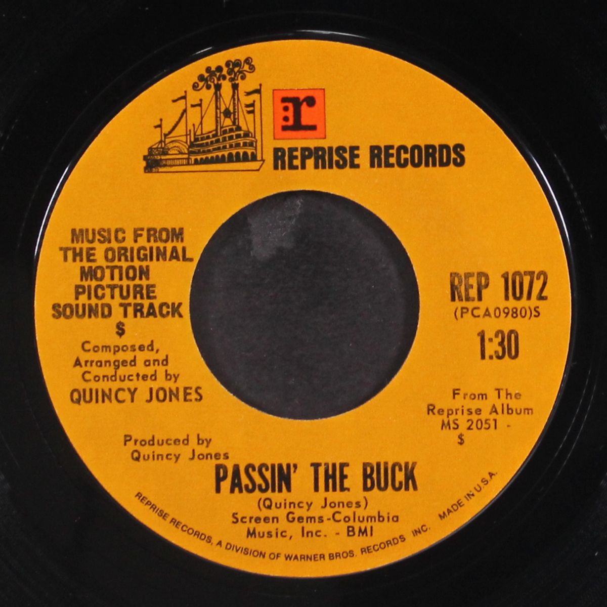 money runner / passin' the buck by QUINCY JONES