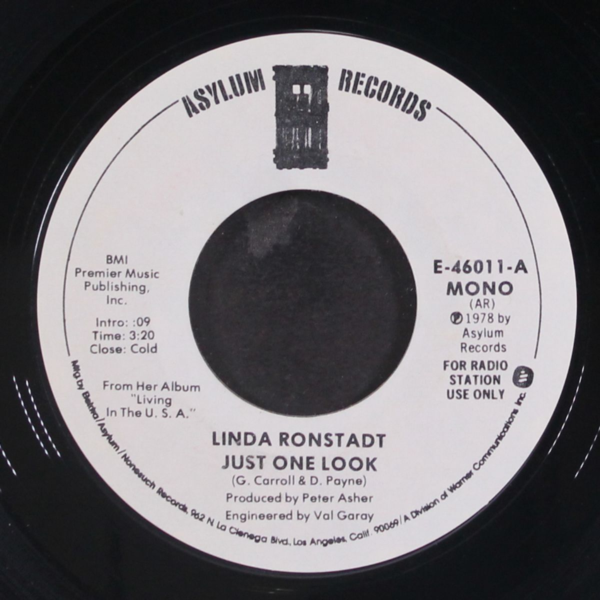 just one look by LINDA RONSTADT