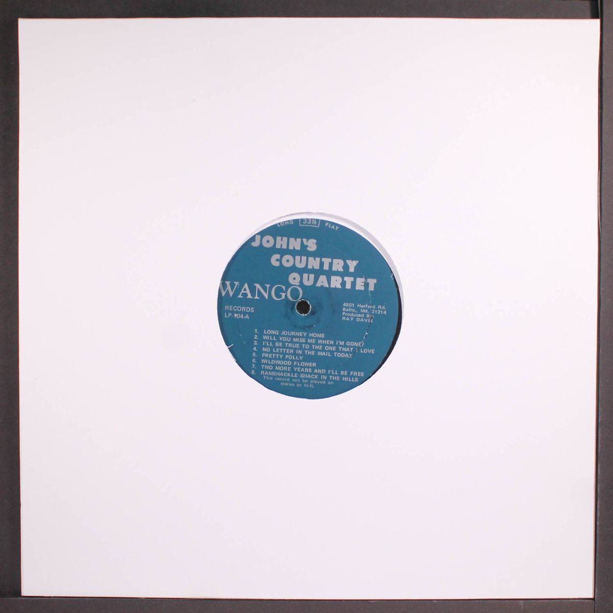 john's country quartet by STANLEY BROTHERS