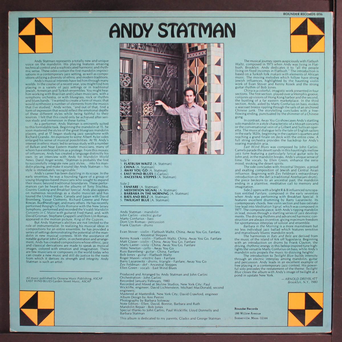 flatbush waltz by ANDY STATMAN