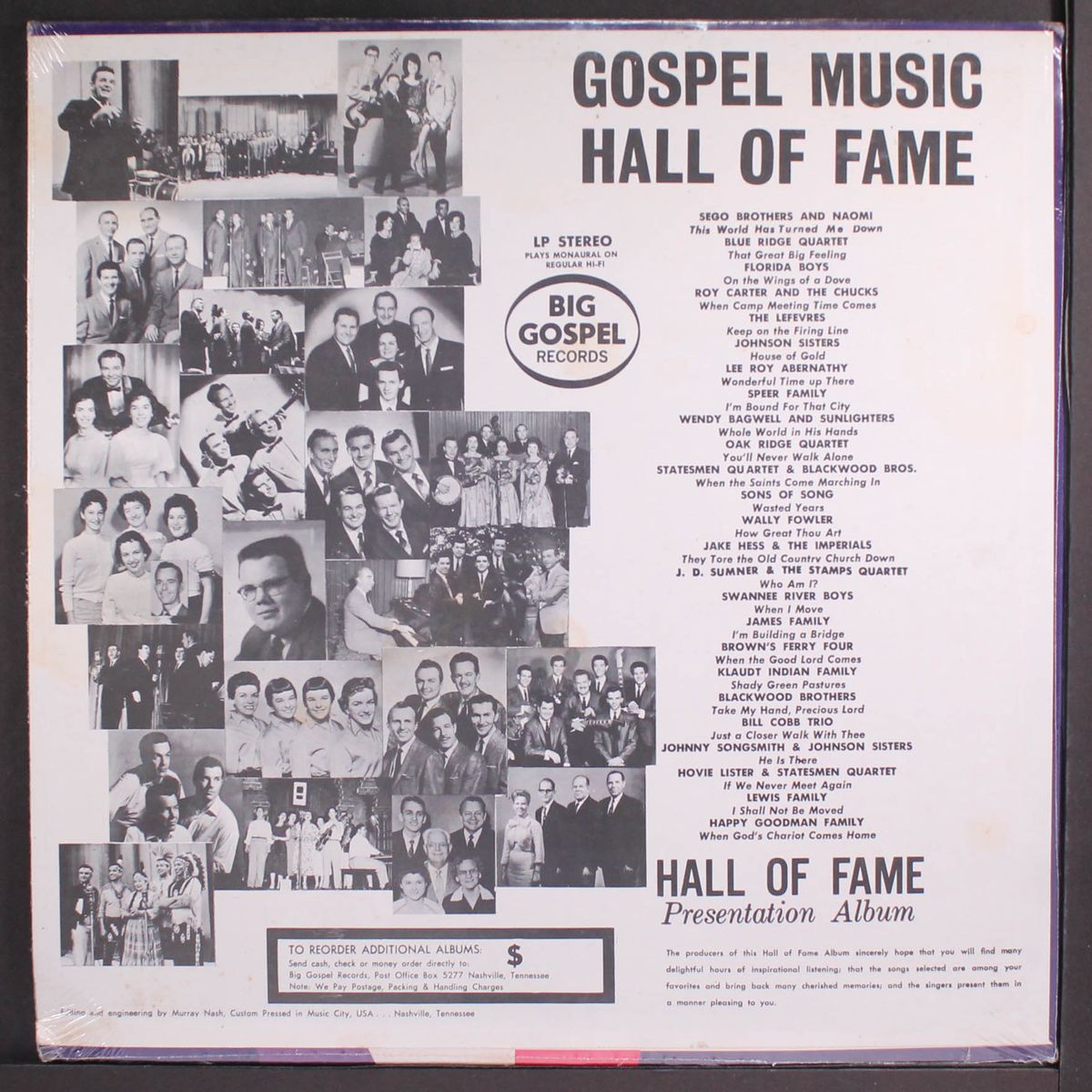 gospel music hall of fame by VARIOUS