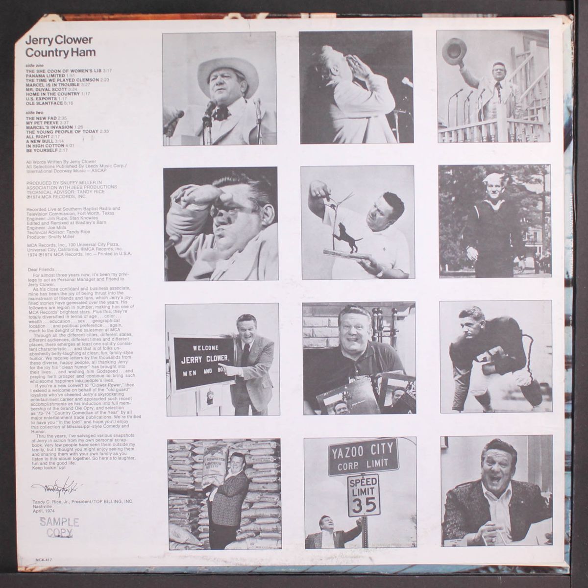 country ham by JERRY CLOWER