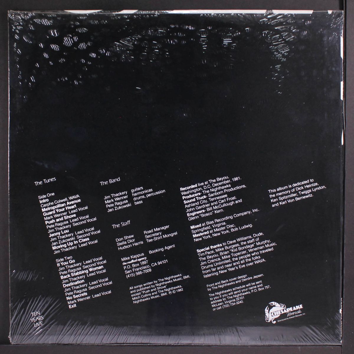 ten years live by NIGHTHAWKS