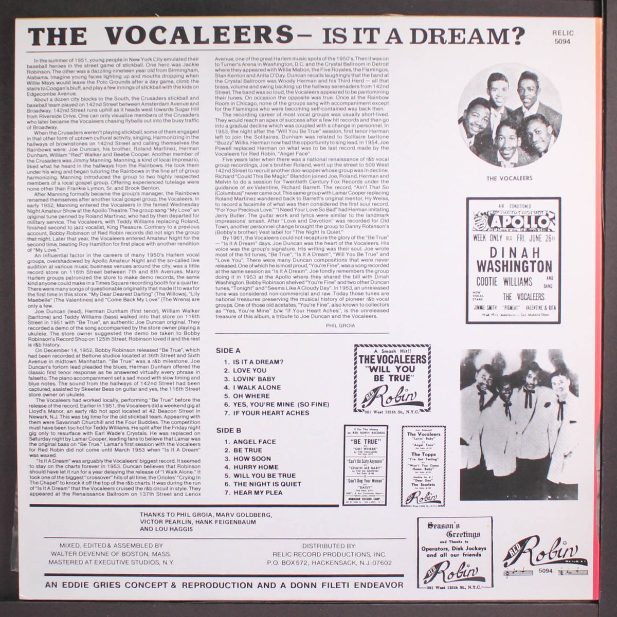is it a dream by VOCALEERS
