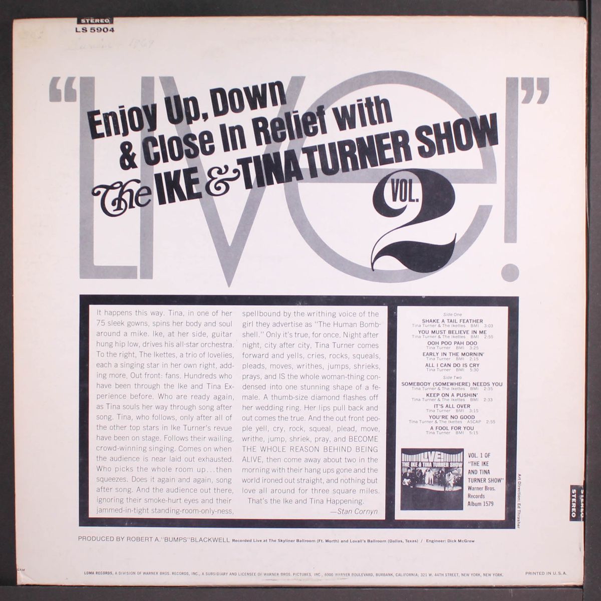 the ike & tina turner show, vol. 2 by IKE & TINA TURNER
