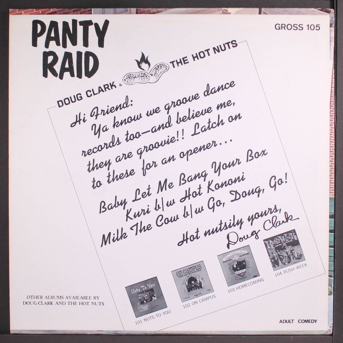 panty raid by DOUG CLARK & HOT NUTS