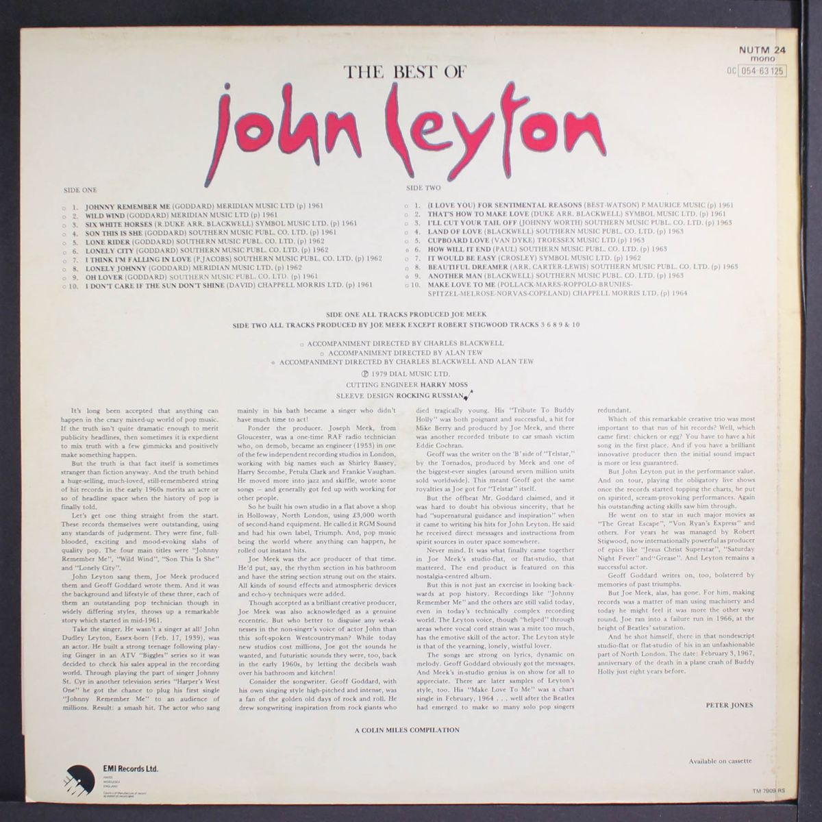 the best of by JOHN LEYTON