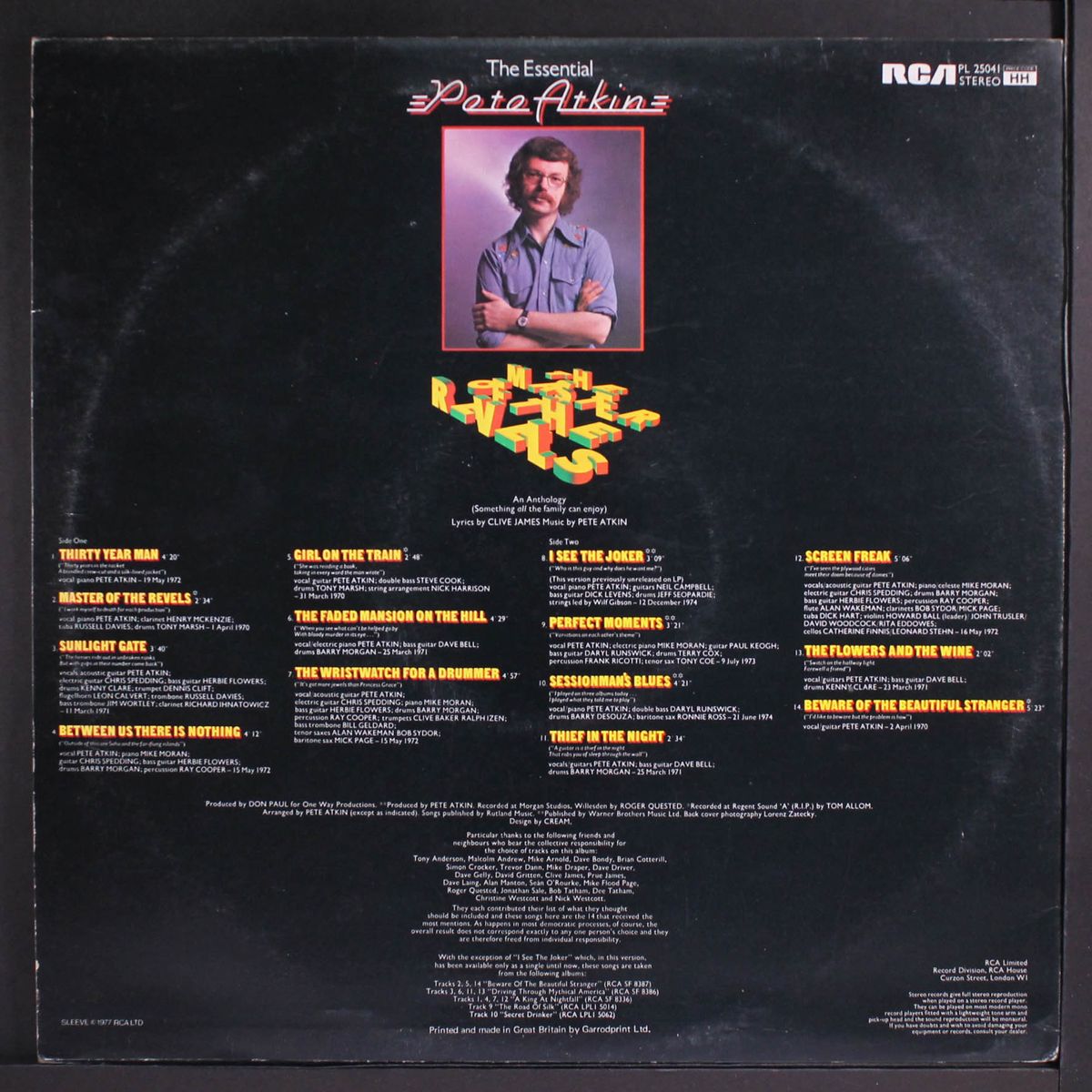 master of the revels by PETE ATKIN