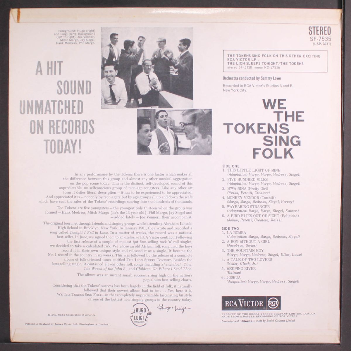 we sing folk by TOKENS