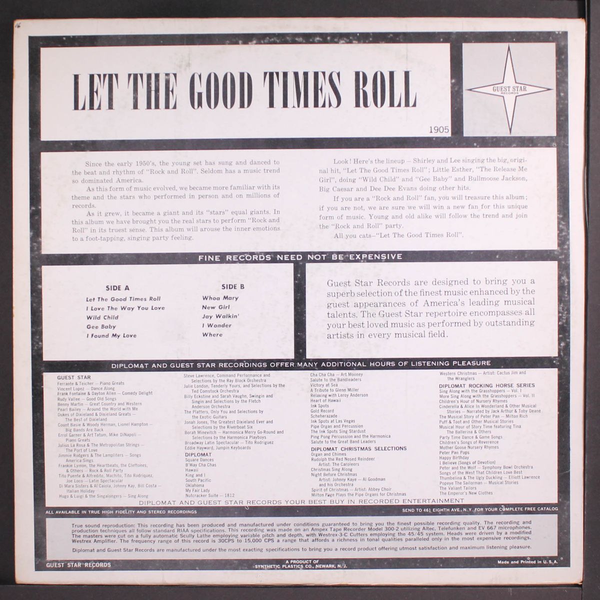 let the good times roll by VARIOUS