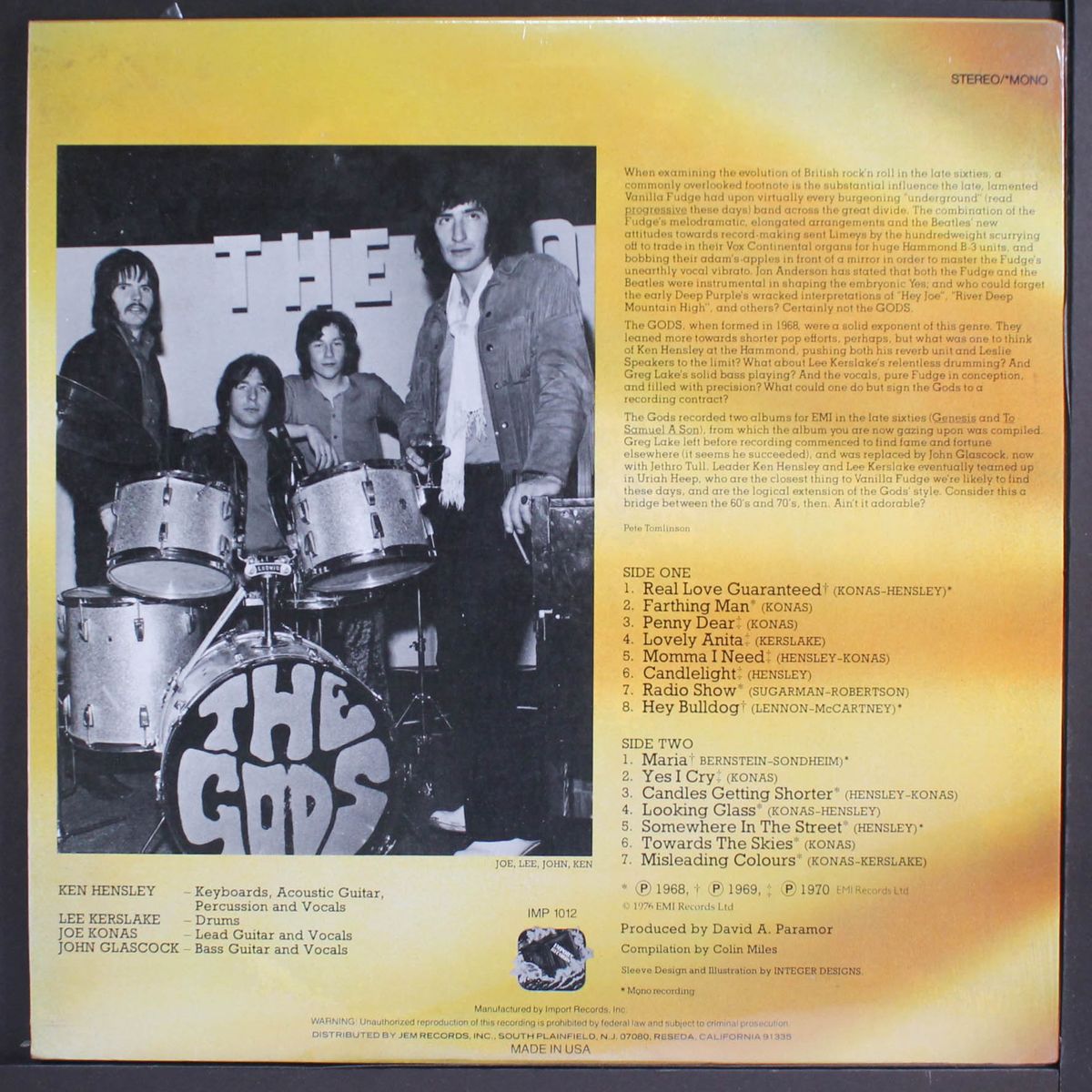 the gods featuring ken hensley by GODS