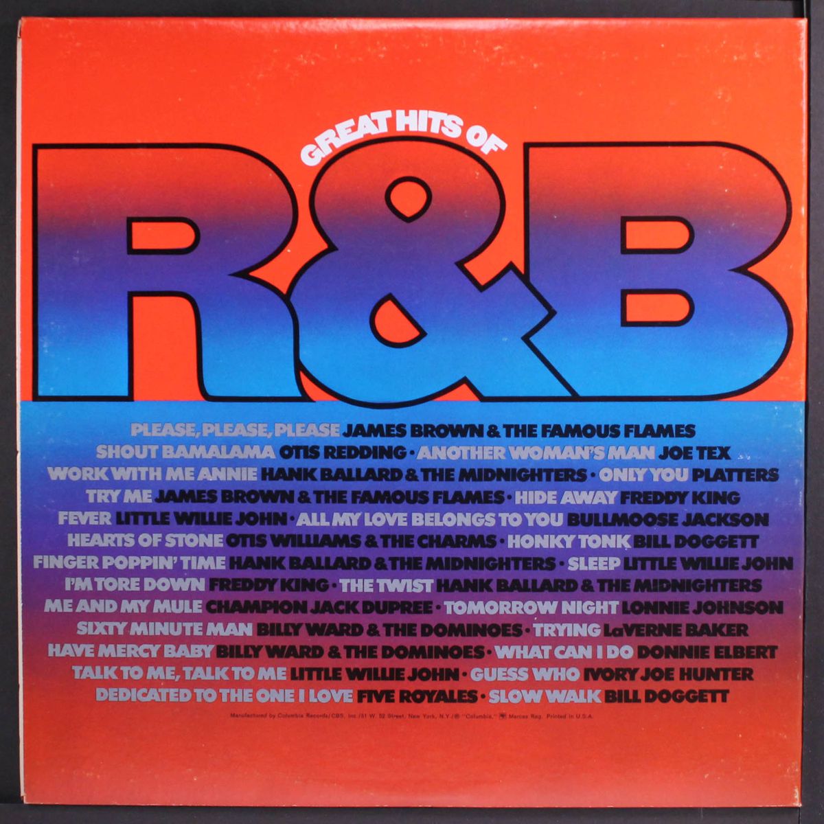 great hits of r&b by VARIOUS