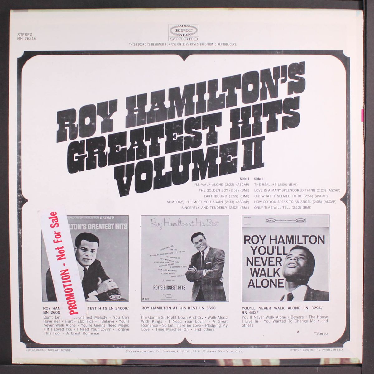 greatest hits, vol. 2 by ROY HAMILTON