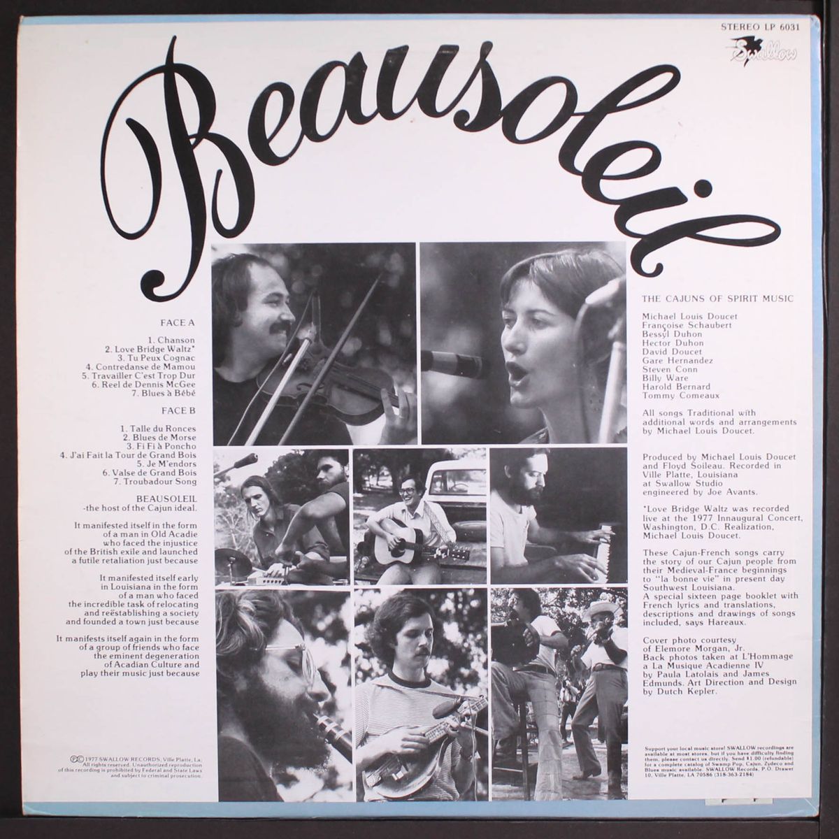 the spirit of cajun music by BEAUSOLEIL