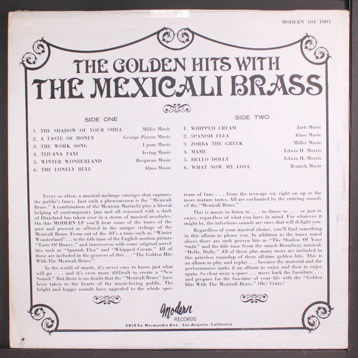 the golden hits by MEXICALI BRASS