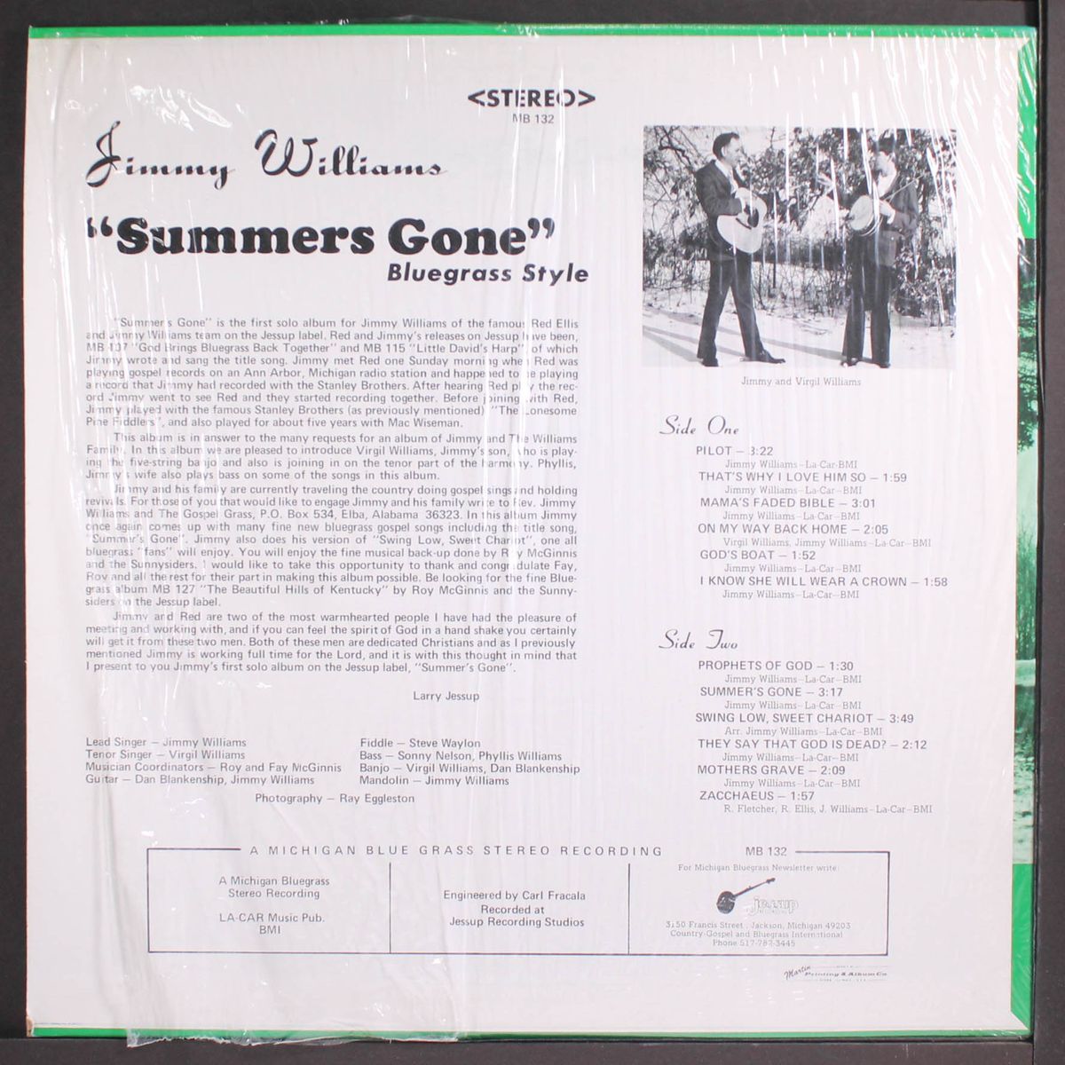 summers gone by JIMMY WILLIAMS