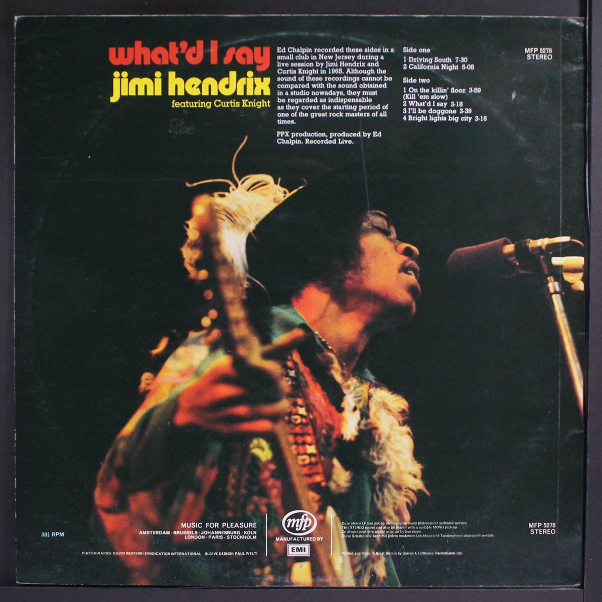 what'd i say by JIMI HENDRIX
