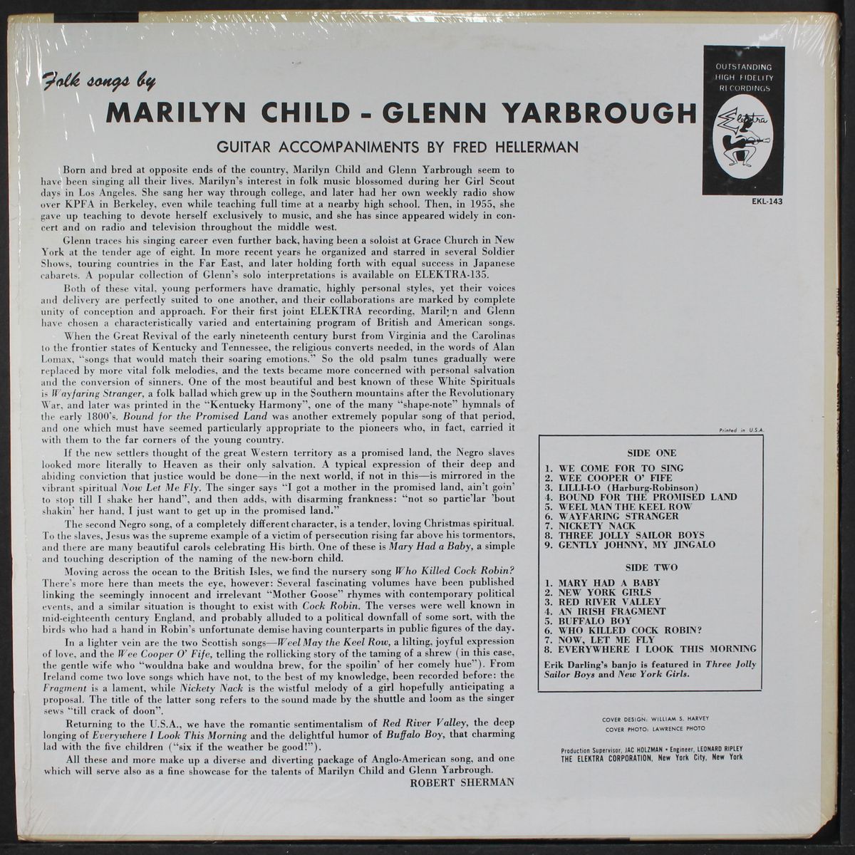 sing folk songs by GLENN YARBROUGH & MARILYN CHILD