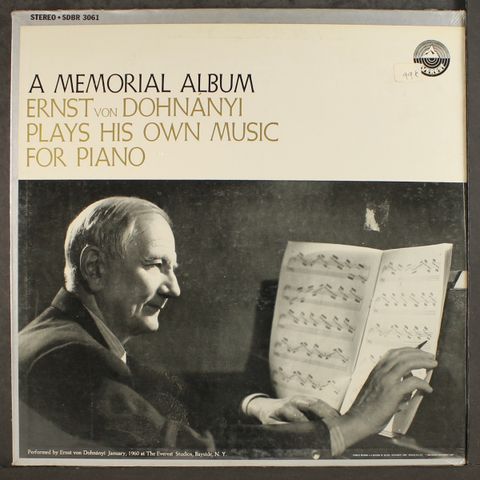 ERNST VON DOHNANYI