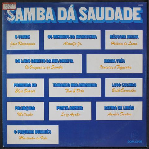 ELZA SOARES, JAIR RODRIGUES, MILTINHO, B