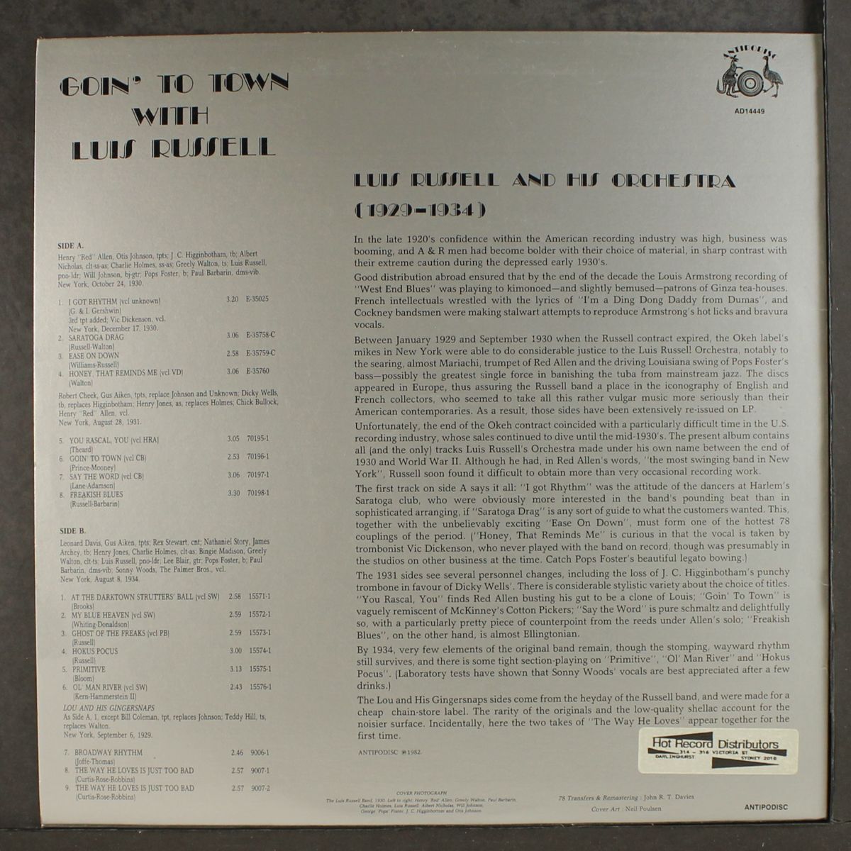 goin' to town with by LUIS RUSSELL