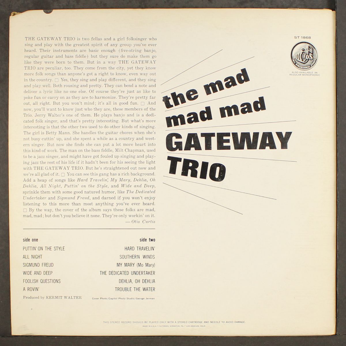 the mad, mad, mad by GATEWAY TRIO