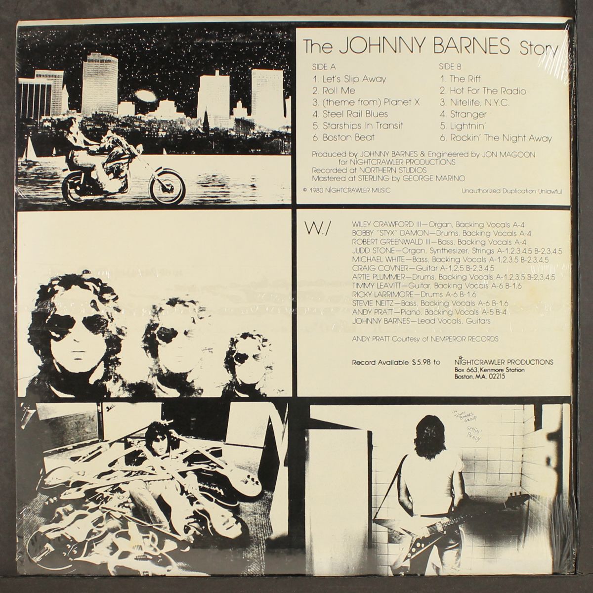 the johnny barnes story by JOHNNY BARNES
